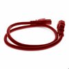 Add-On Addon 8Ft C15 To C14 14Awg 100-250V Red Power Extension Cable ADD-C142C1514AWG8FTRD
